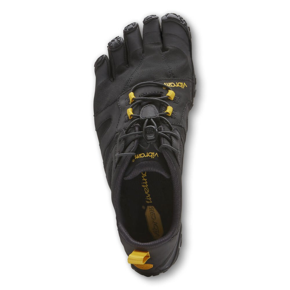 Vibram FiveFingers Dames V-Trail 2.0 - Bergschoenen Zwart/Geel - 354201ORH